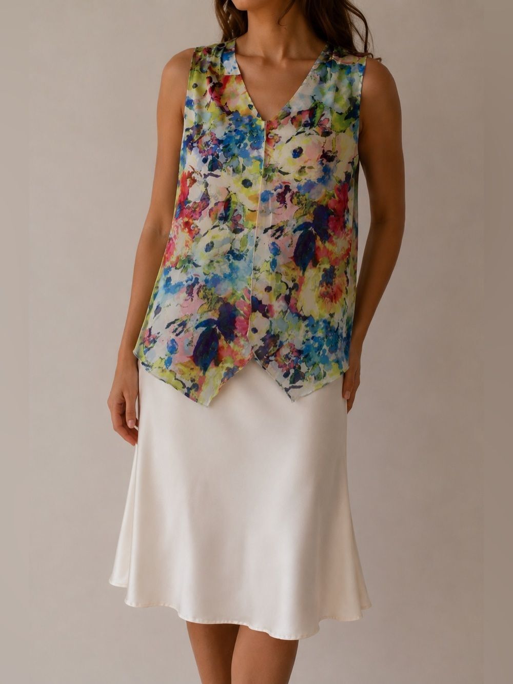 Adele & May Multicolor Sleeveless Women’s Tank top Size L